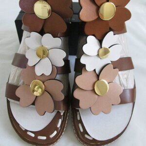 Michael Kors New Women's Leather Gladiator Sandals Size 8 M